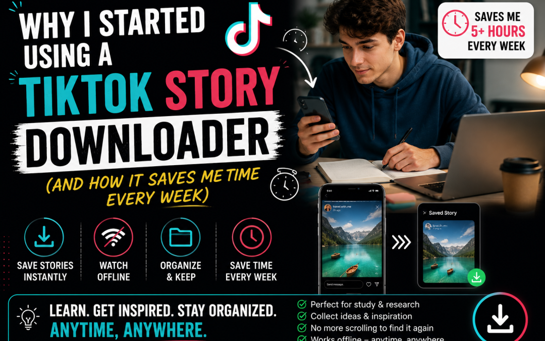 Why I Started Using a TikTok Story Downloader (And How It Saves Me Time Every Week)